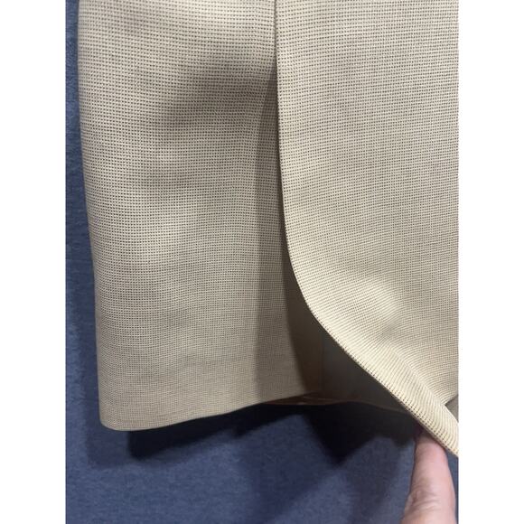 Zanetti Mens Wool Blazer Jacket Beige Size 58R Made in Italy NWOT - Picture 5 of 12